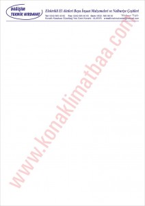 DEĞİŞİM HIRDAVAT ANTETLİ