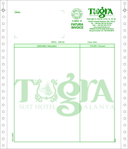 SÜREKLİ FORM FATURA tuğra